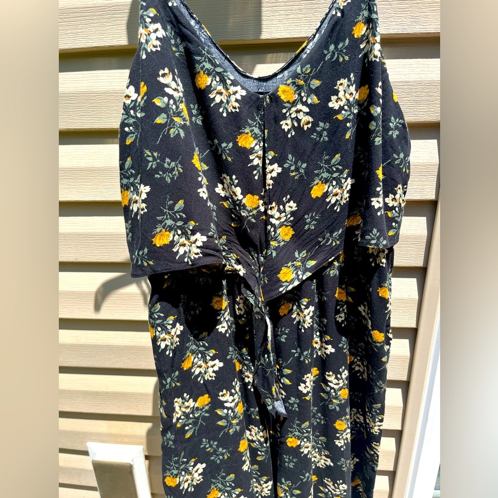 Floral print Jumpsuit Dress